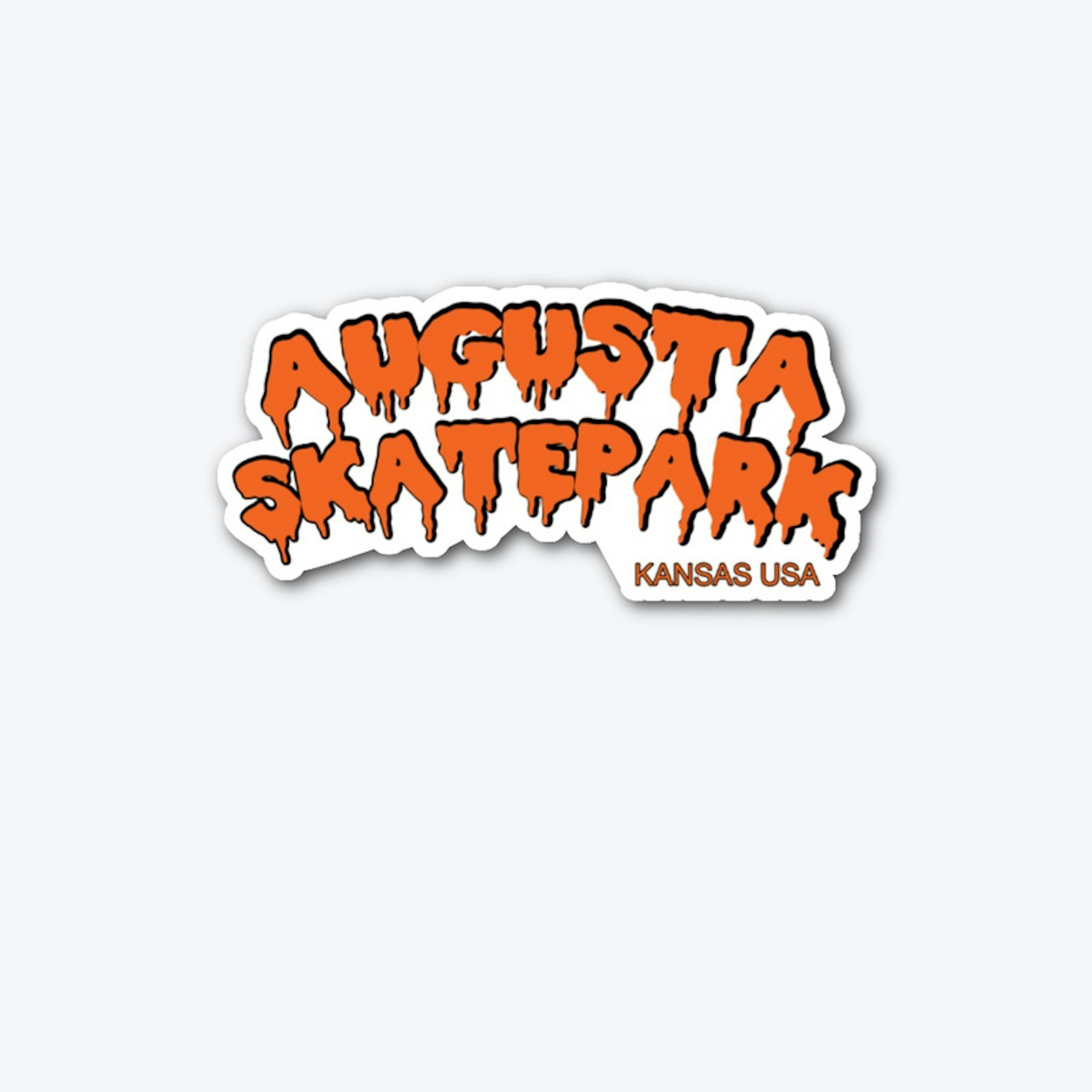 Augusta Skatepark Paint Logo Sticker