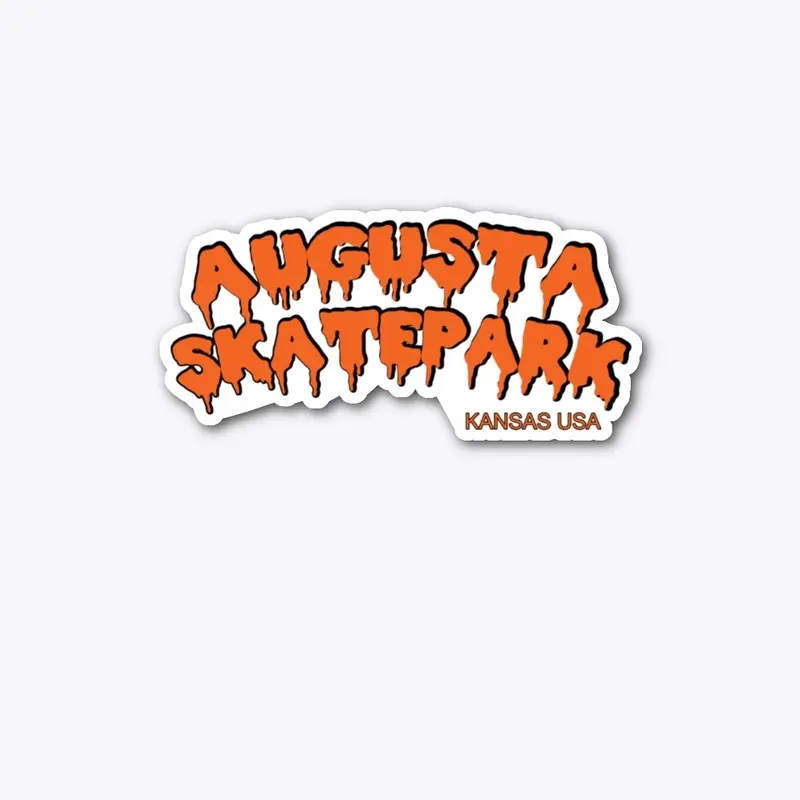 Augusta Skatepark Paint Logo Sticker